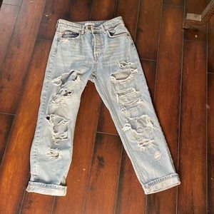 Bershka straight crop Jean size 36